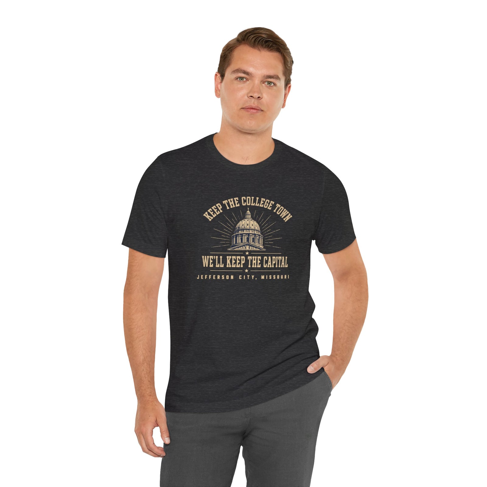 Wake Up Jeff City: Keep The College Town T-Shirt - 4LibertyShop.com