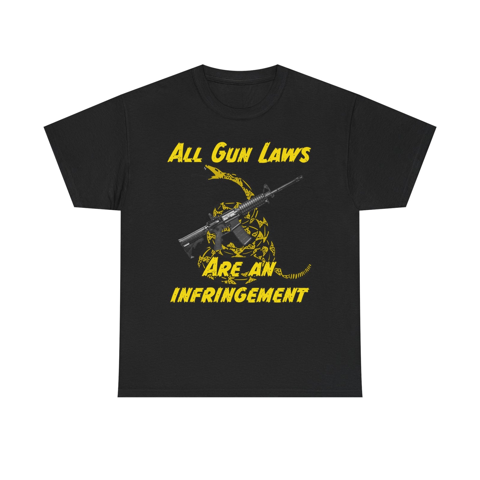 Judge Nap: All Gun Laws Are Infringements AR15 Gadsden T-Shirt