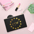 1776 Betsy Ross Stars Clutch Bag — Patriotic Gold Anniversary Wristlet