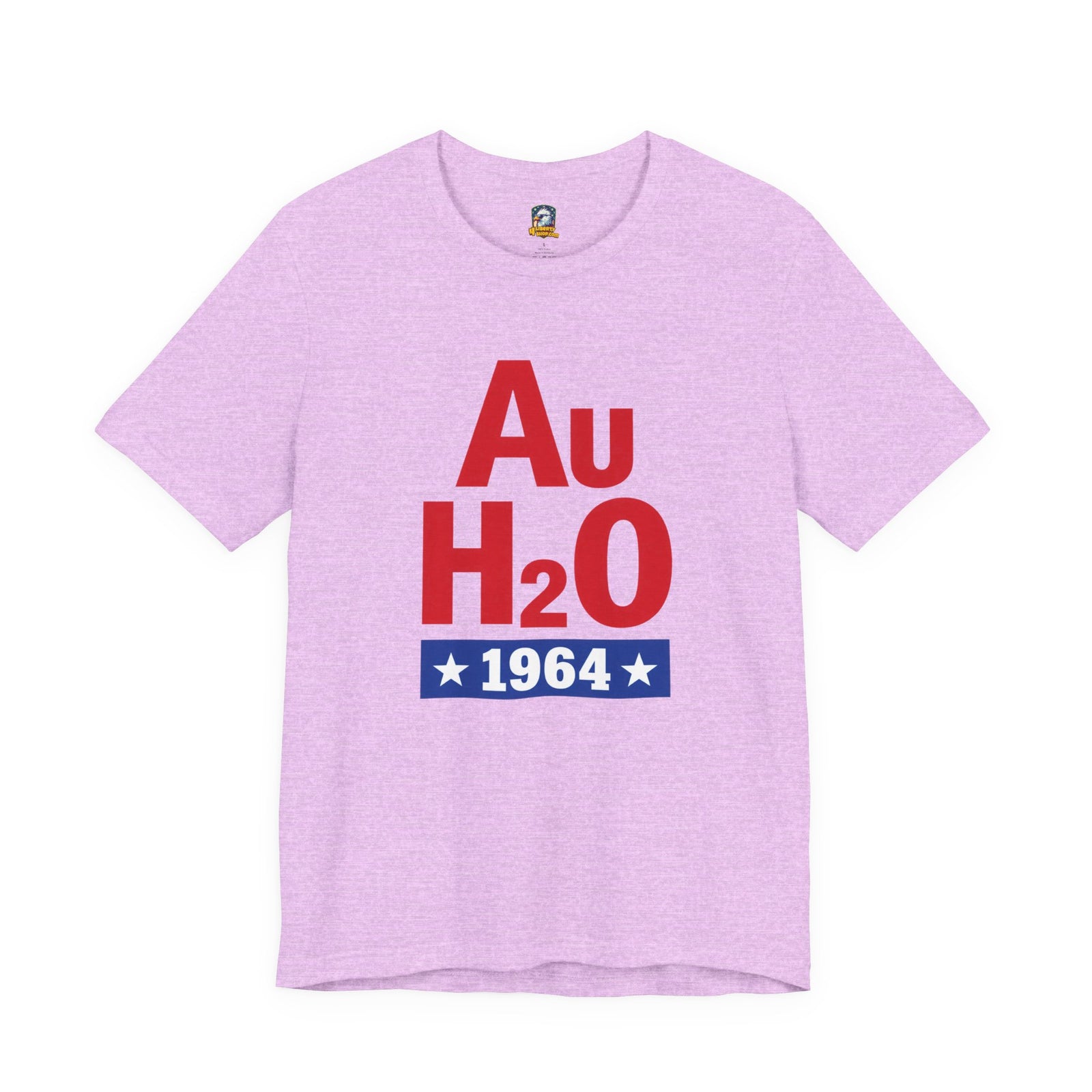 Au H2O 1964 Tee — Barry Goldwater Retro Chemistry Graphic T‑Shirt - 4LibertyShop.com