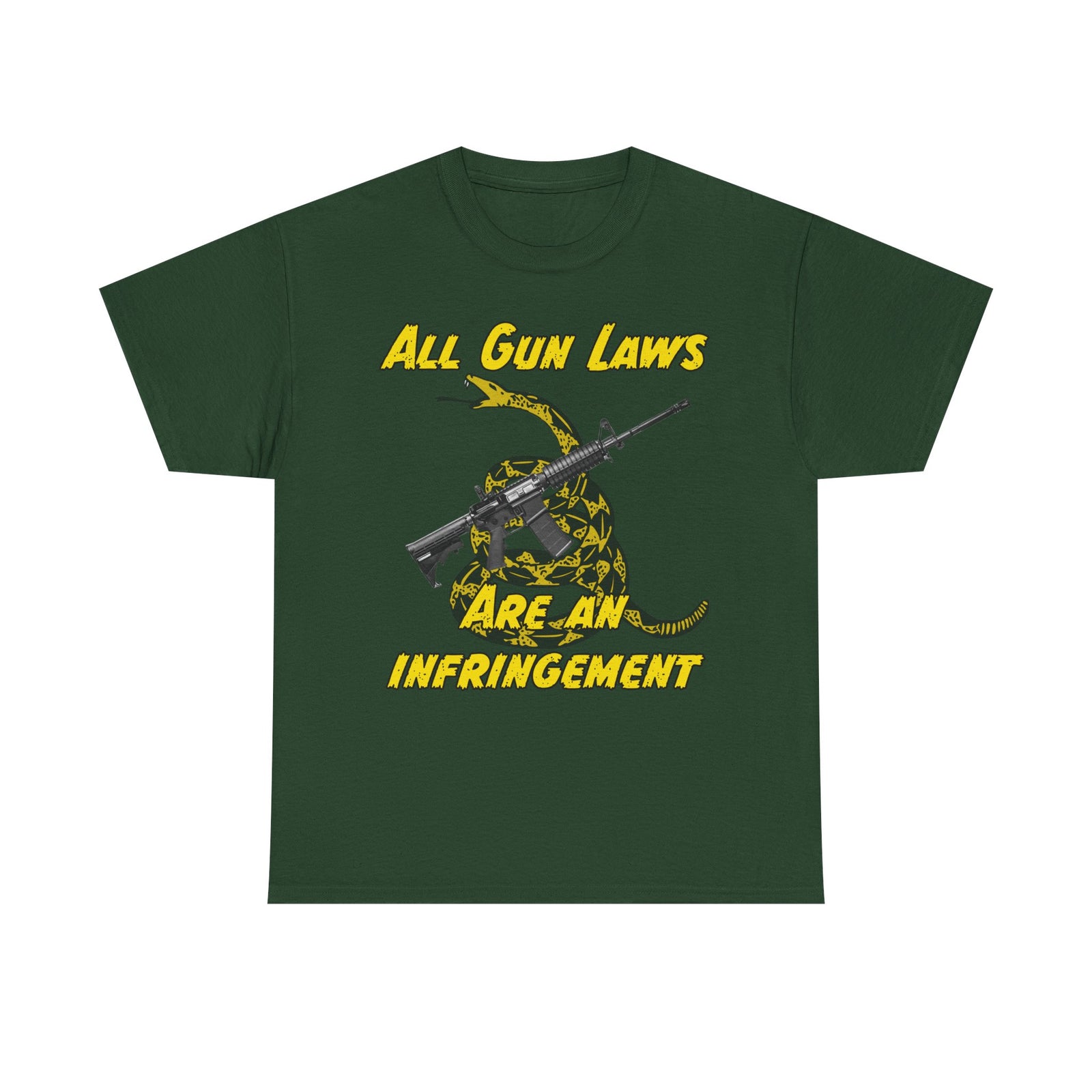 Judge Nap: All Gun Laws Are Infringements AR15 Gadsden T-Shirt