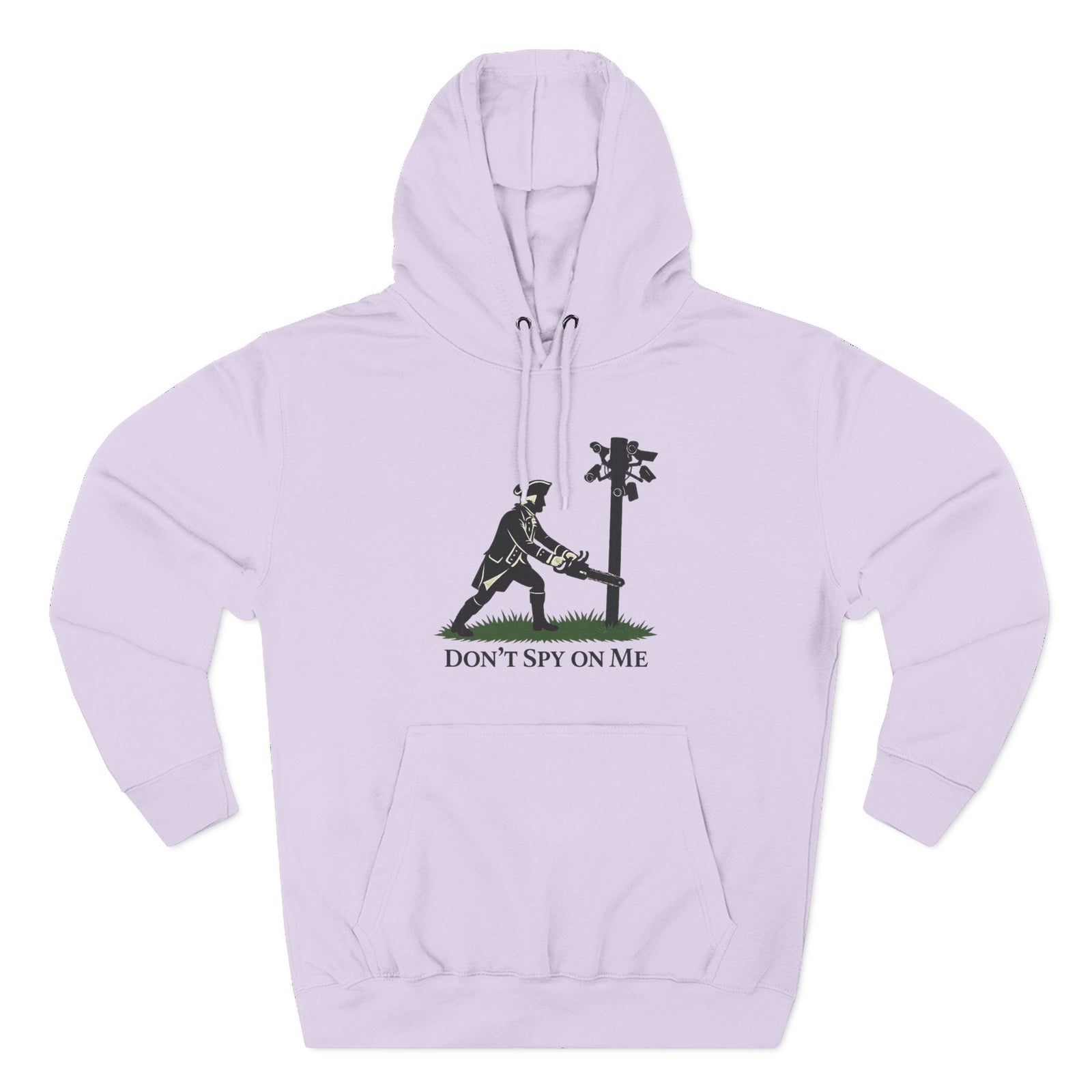 Don't Spy On Me Hoodie — Anti-Surveillance Patriot Liberty Fleece Pullover - 4LibertyShop.com