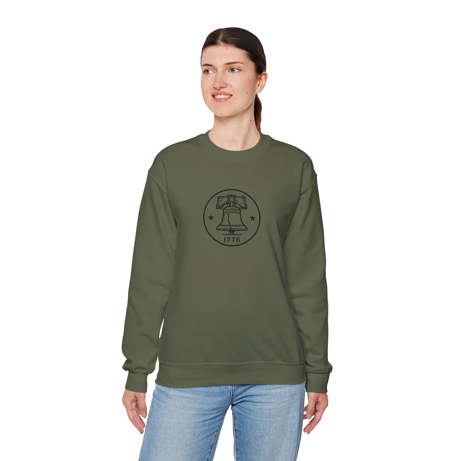 Liberty Bell 1776 Embroidered Sweatshirt