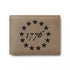 1776 Betsy Ross Stars Leather Wallet