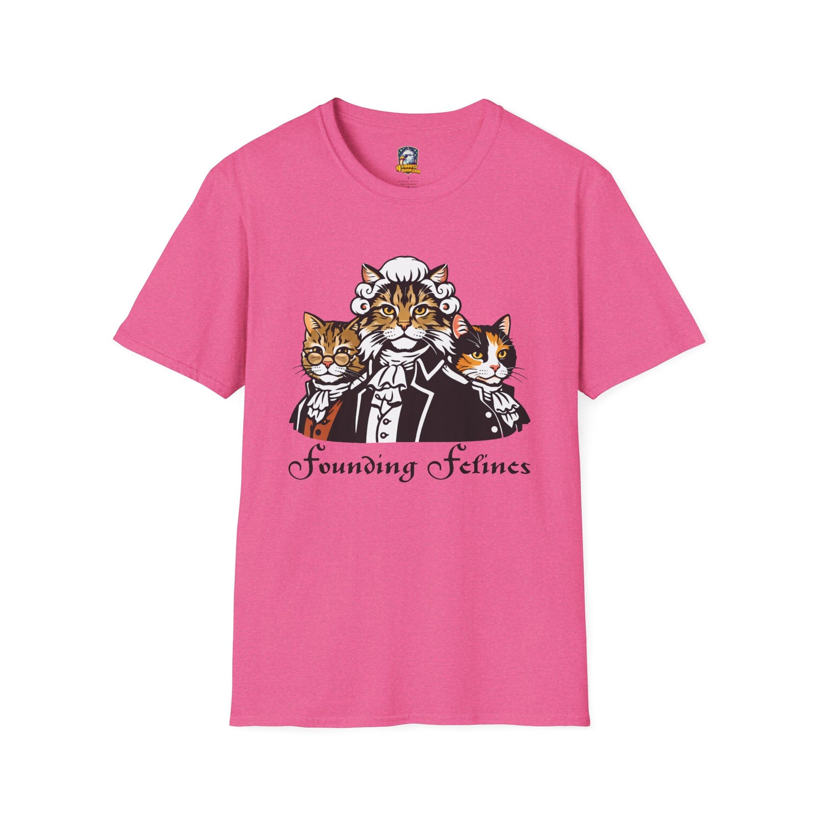 Founding Felines T-Shirt – Revolutionary Cats Graphic Tee