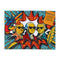 Pop Art Founding Fathers Fleece Blanket