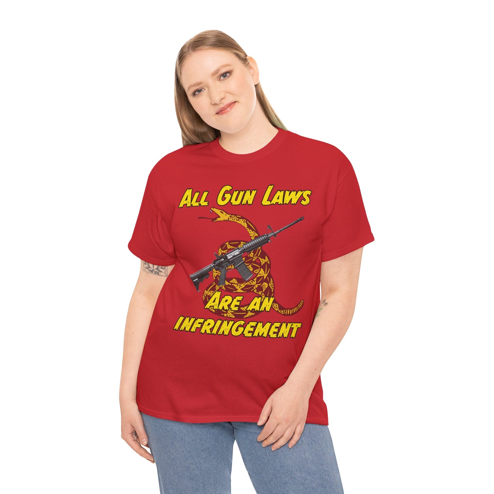 Judge Nap: All Gun Laws Are Infringements AR15 Gadsden T-Shirt