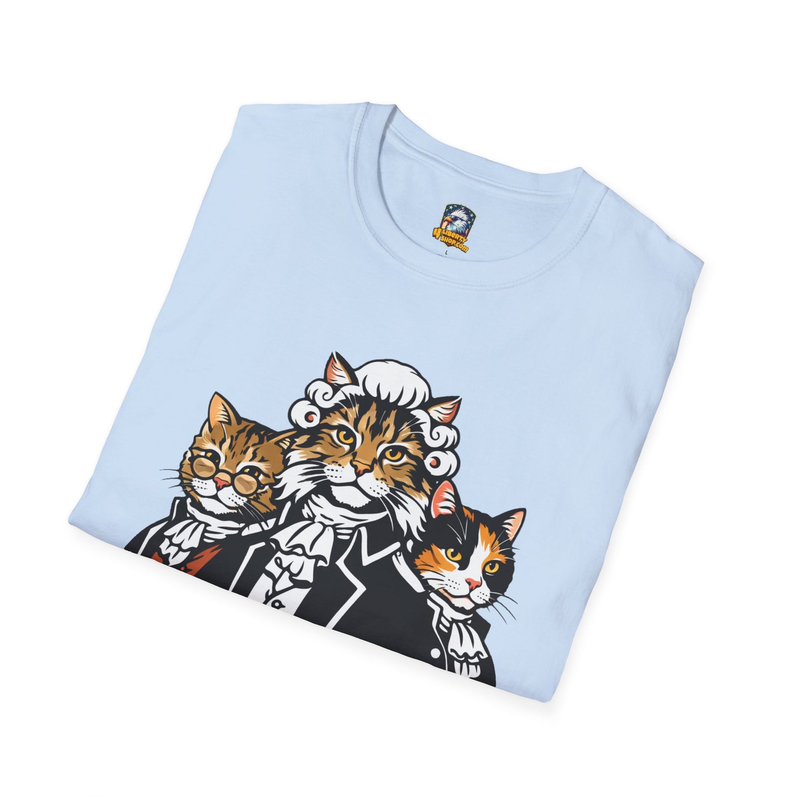 Founding Felines T-Shirt – Revolutionary Cats Graphic Tee