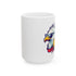 4Liberty Network Patriotic Eagle Mug – Cool Sunglasses Bald Eagle Ceramic Coffee Cup (11oz, 15oz)