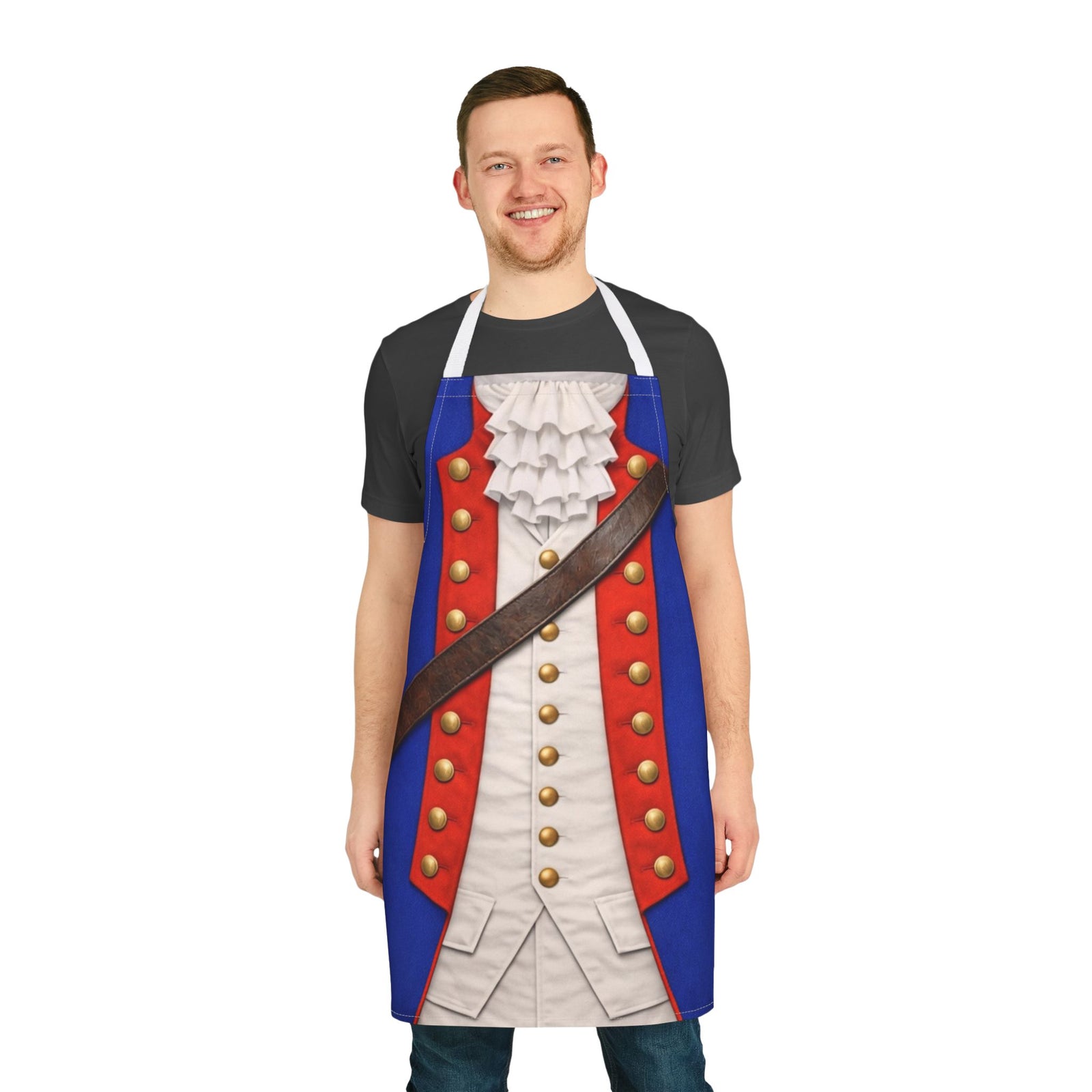 Colonial Soldier Costume Apron – Revolutionary War Kitchen Apron