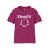 Liberty250 T-Shirt — Vintage Betsy Ross Star Circle Patriotic Tee