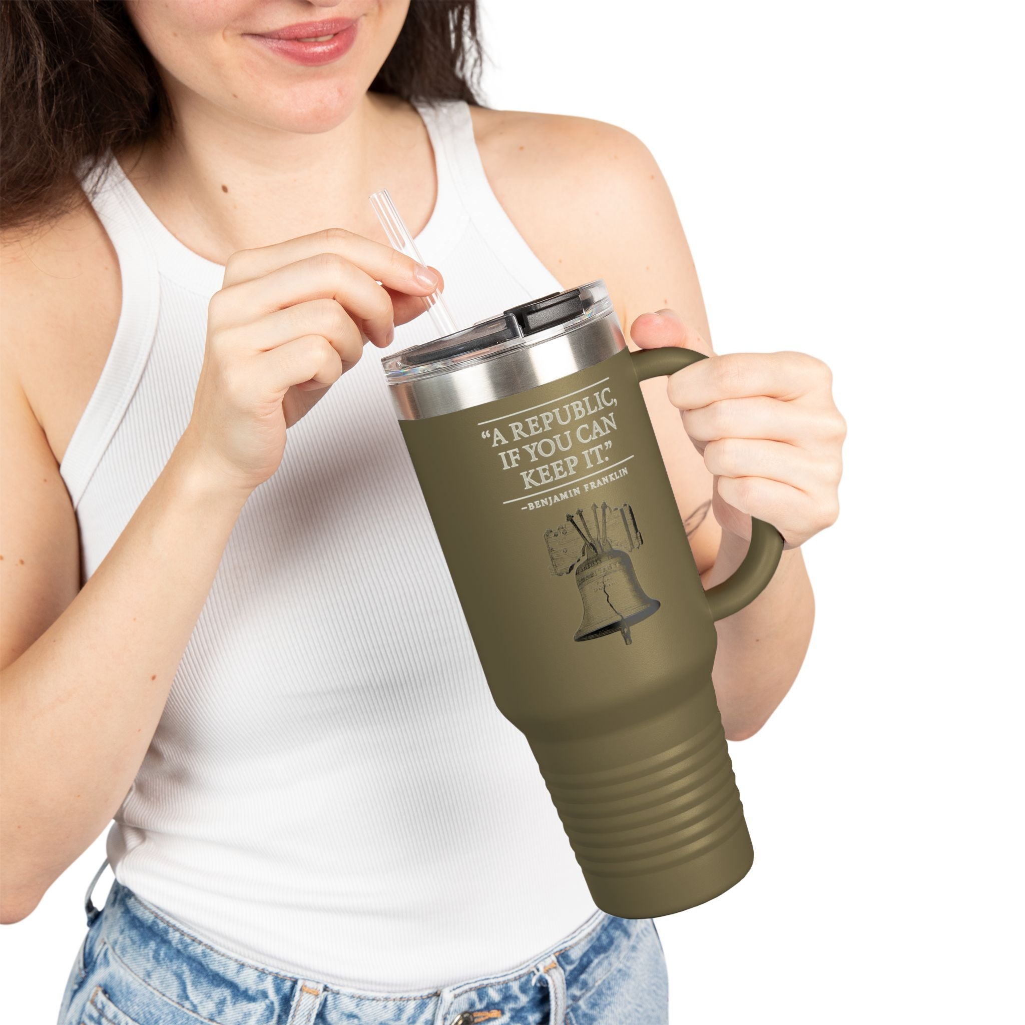 Judge Nap: "A Republic, If You Can Keep It" Tumbler, 40oz