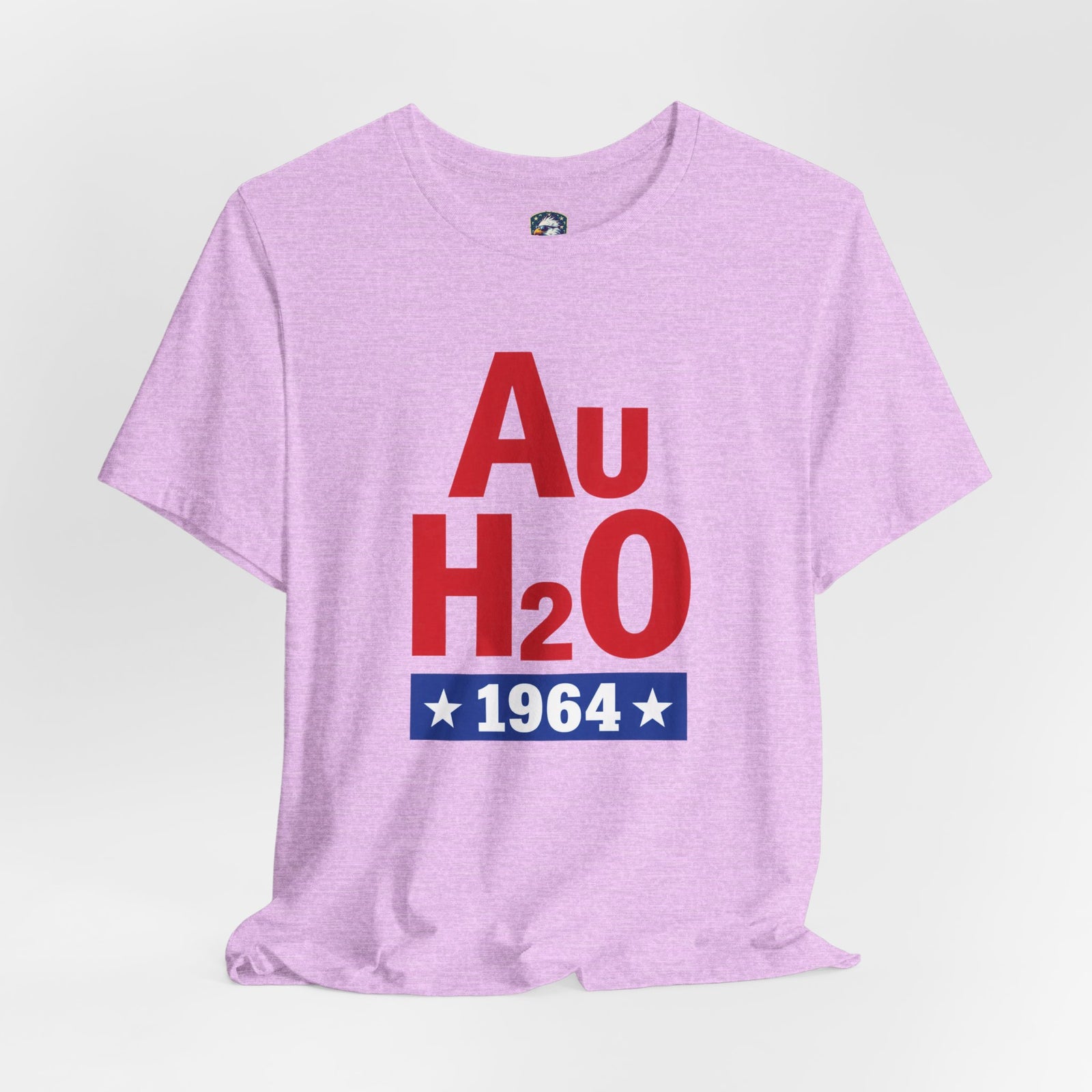 Au H2O 1964 Tee — Barry Goldwater Retro Chemistry Graphic T‑Shirt - 4LibertyShop.com