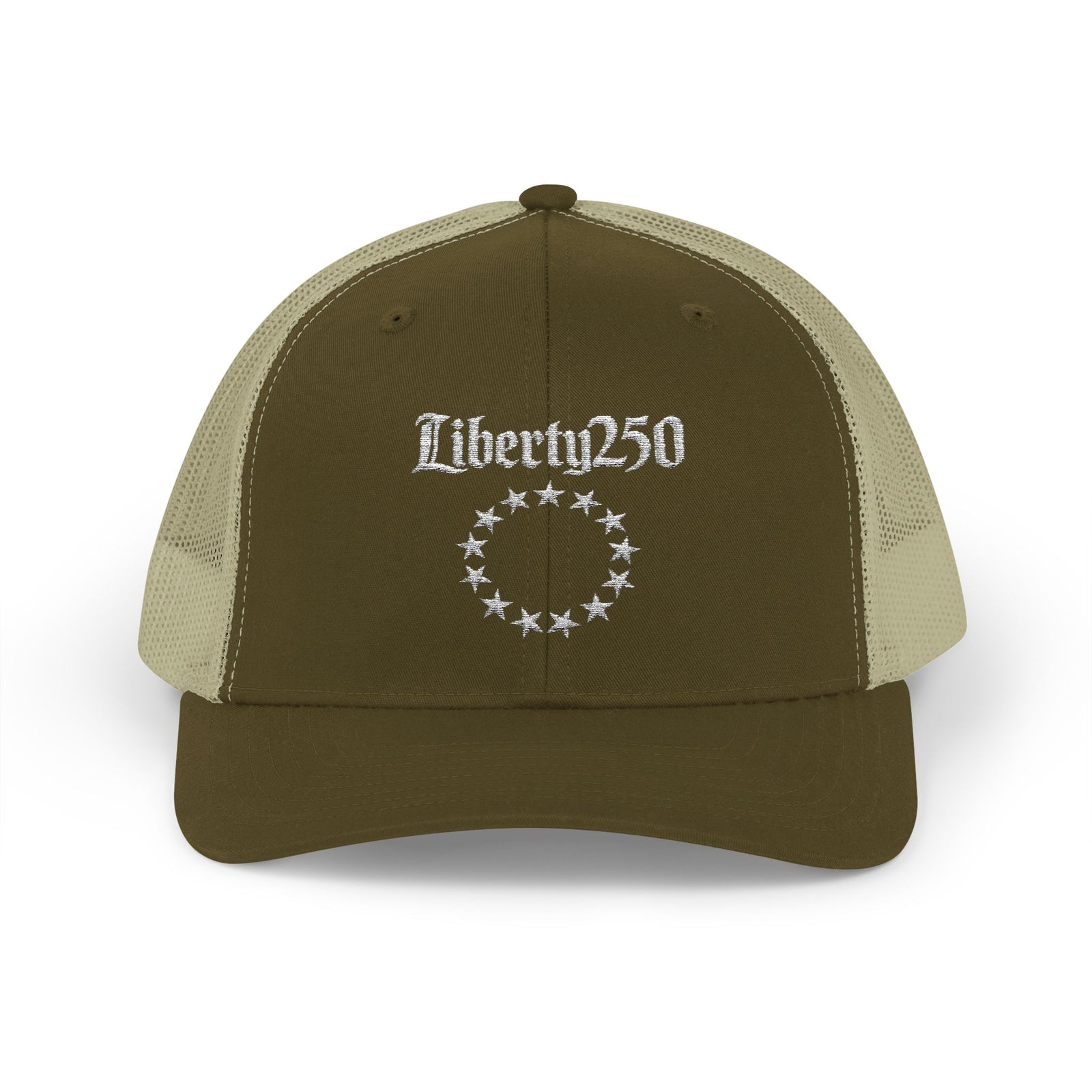 Liberty250 Trucker Cap - 13-Star Patriotic Snapback Hat