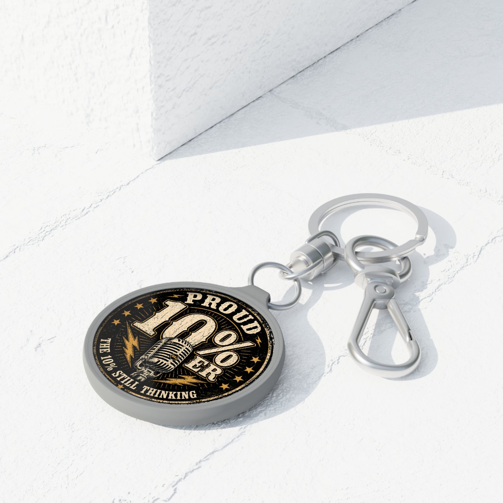 Walton & Johnson: Proud 10%er Keychain