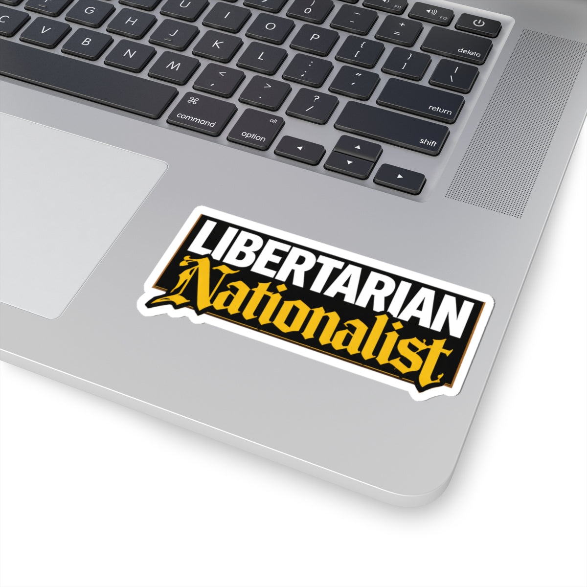 Libertarian Nationalist Sticker — Political Laptop Decal
