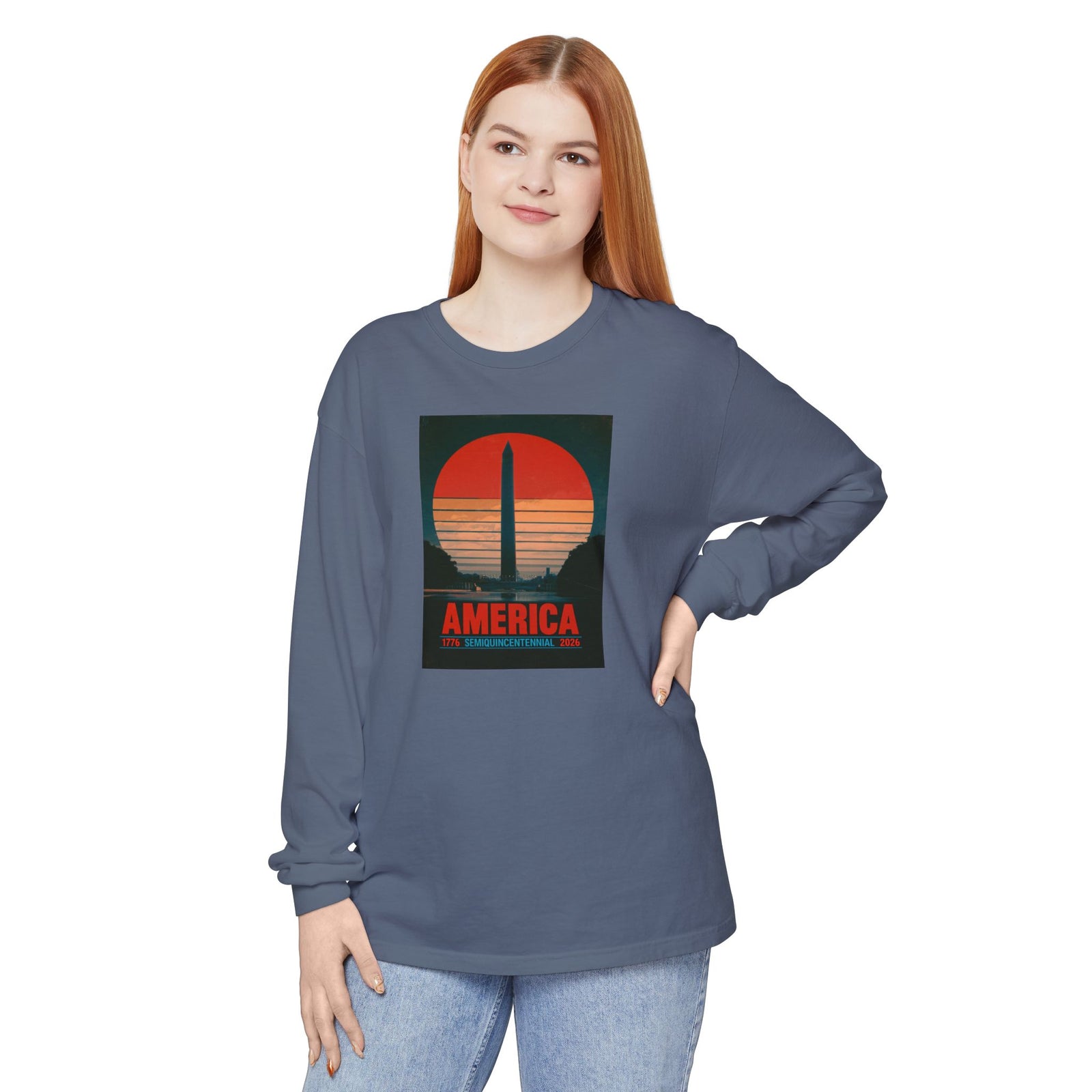 America 1776–2026 Semiquincentennial Long Sleeve T-Shirt