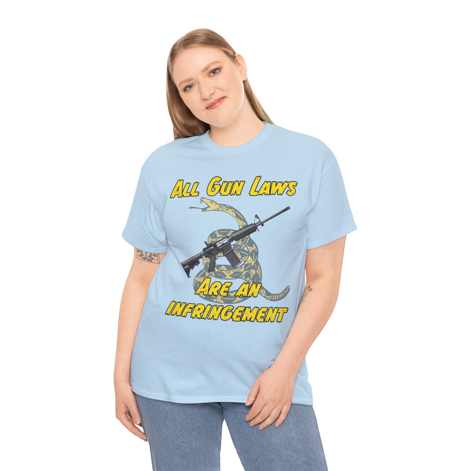 Judge Nap: All Gun Laws Are Infringements AR15 Gadsden T-Shirt