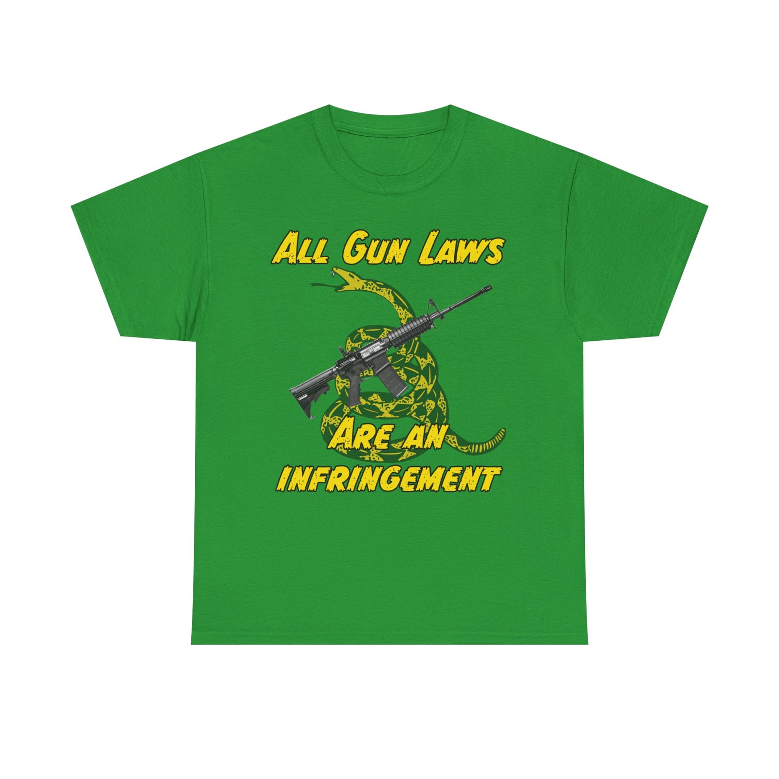 Judge Nap: All Gun Laws Are Infringements AR15 Gadsden T-Shirt