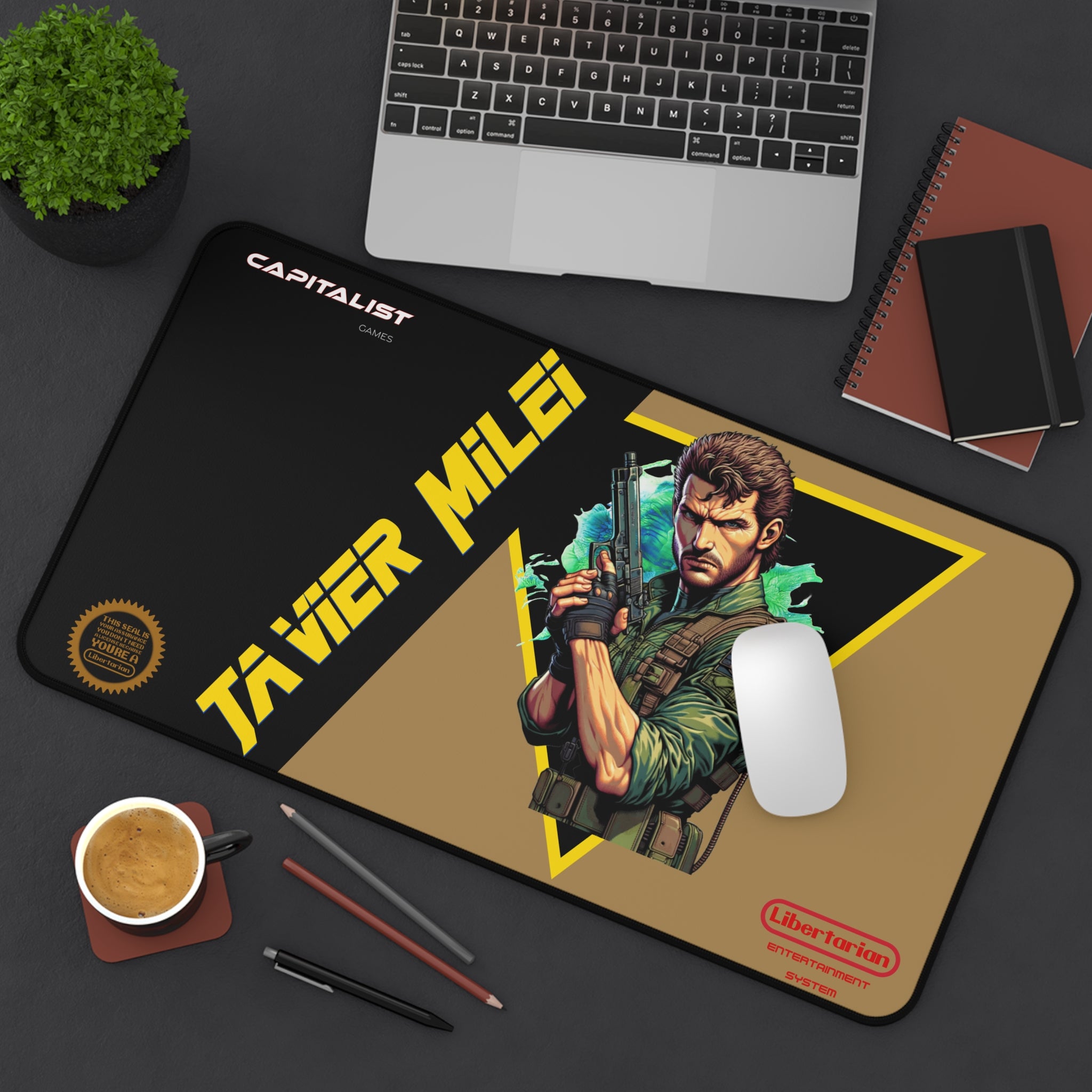 Javier Milei: Capitalist Commando Desk Mat