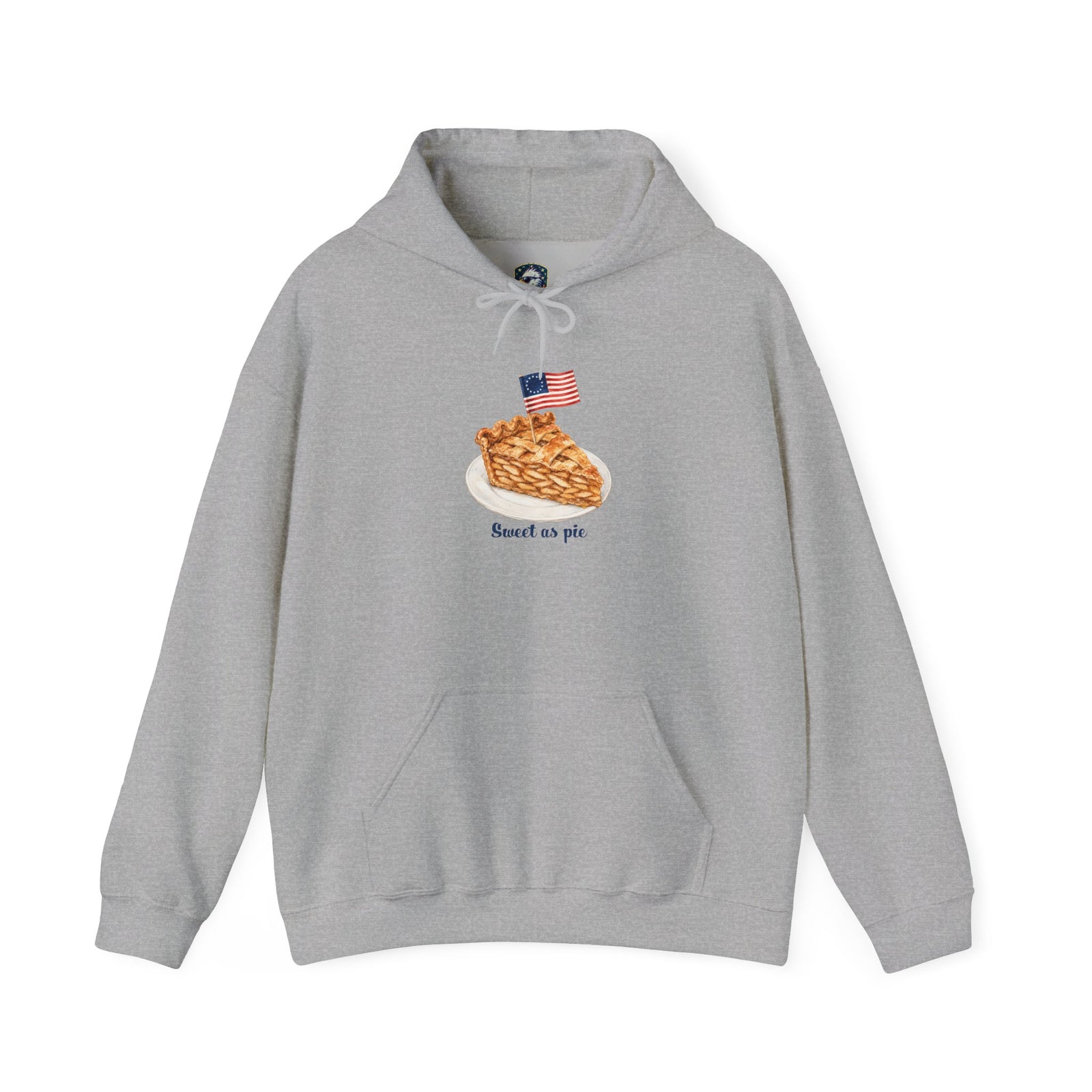 American Pie Hoodie — 'Sweet as Pie' Betsy Ross Flag Slice Graphic Sweatshirt