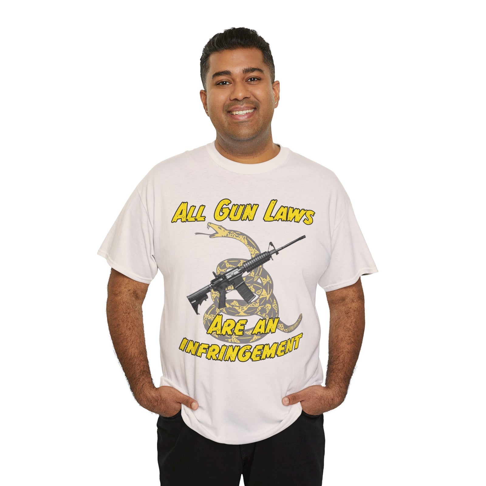 Judge Nap: All Gun Laws Are Infringements AR15 Gadsden T-Shirt