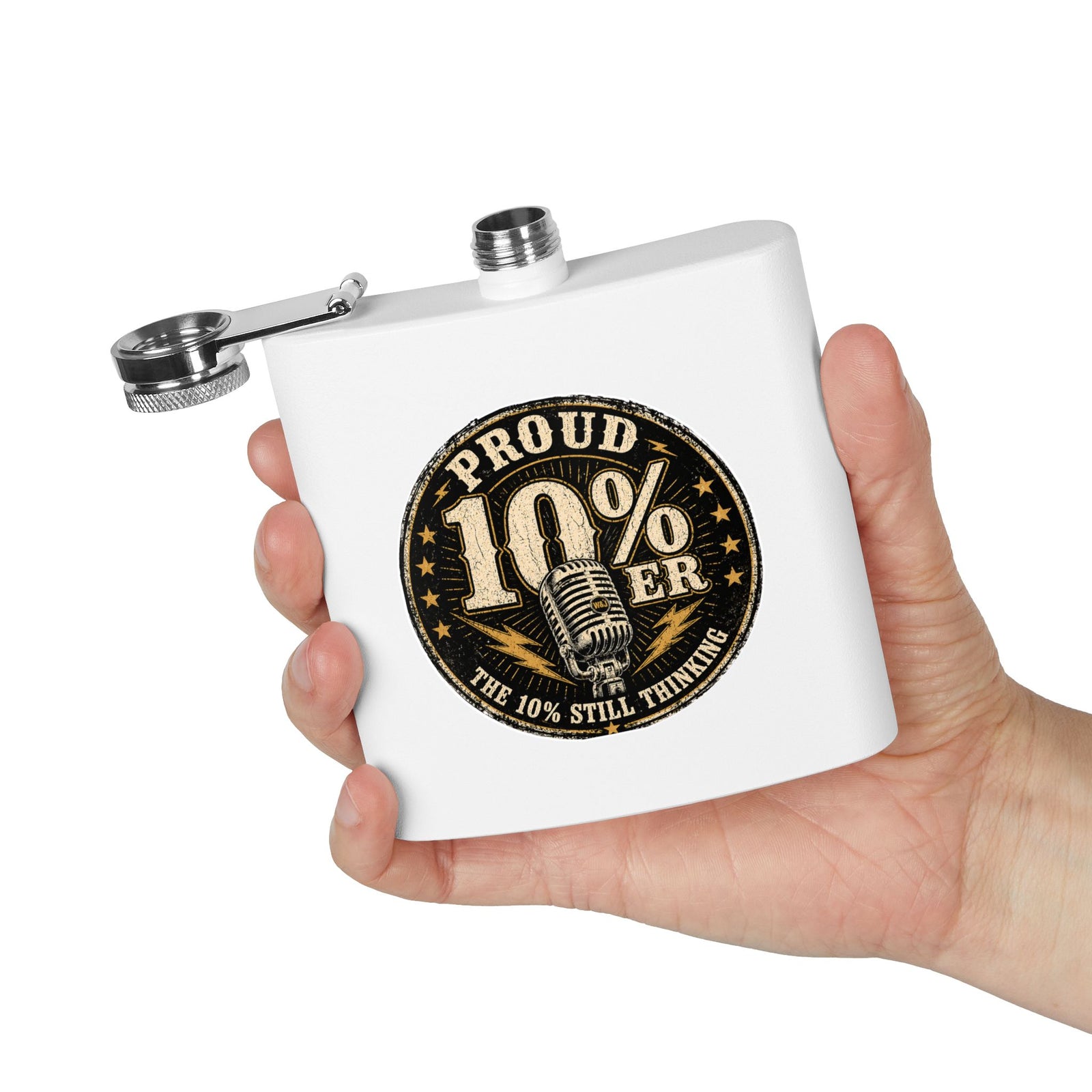Walton & Johnson: Proud 10%er Flask