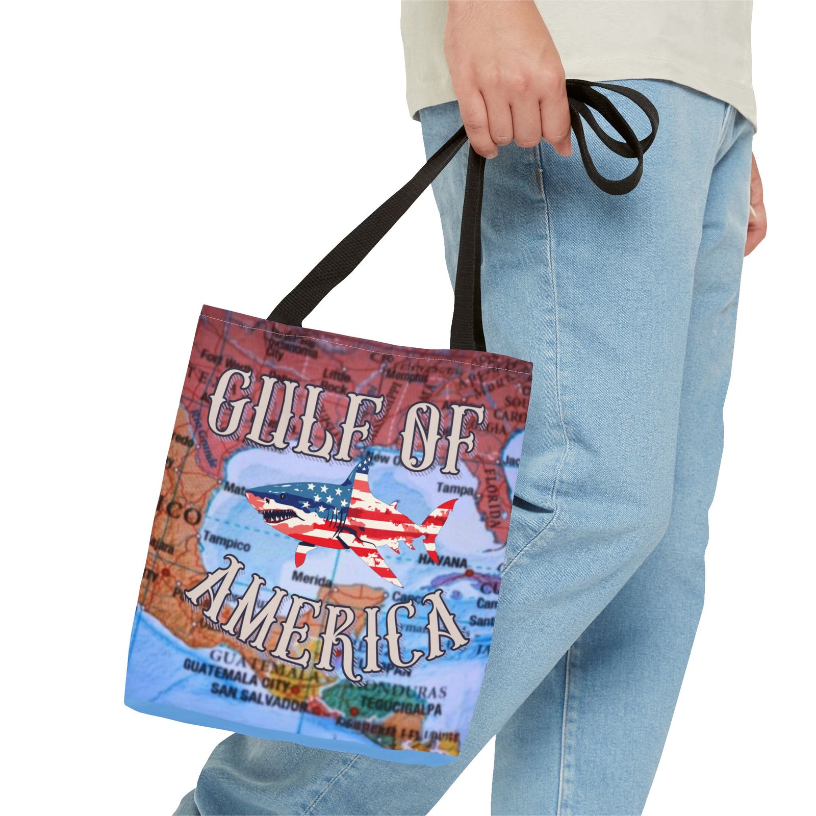 Walton & Johnson: Gulf of America Shark Tote Bag