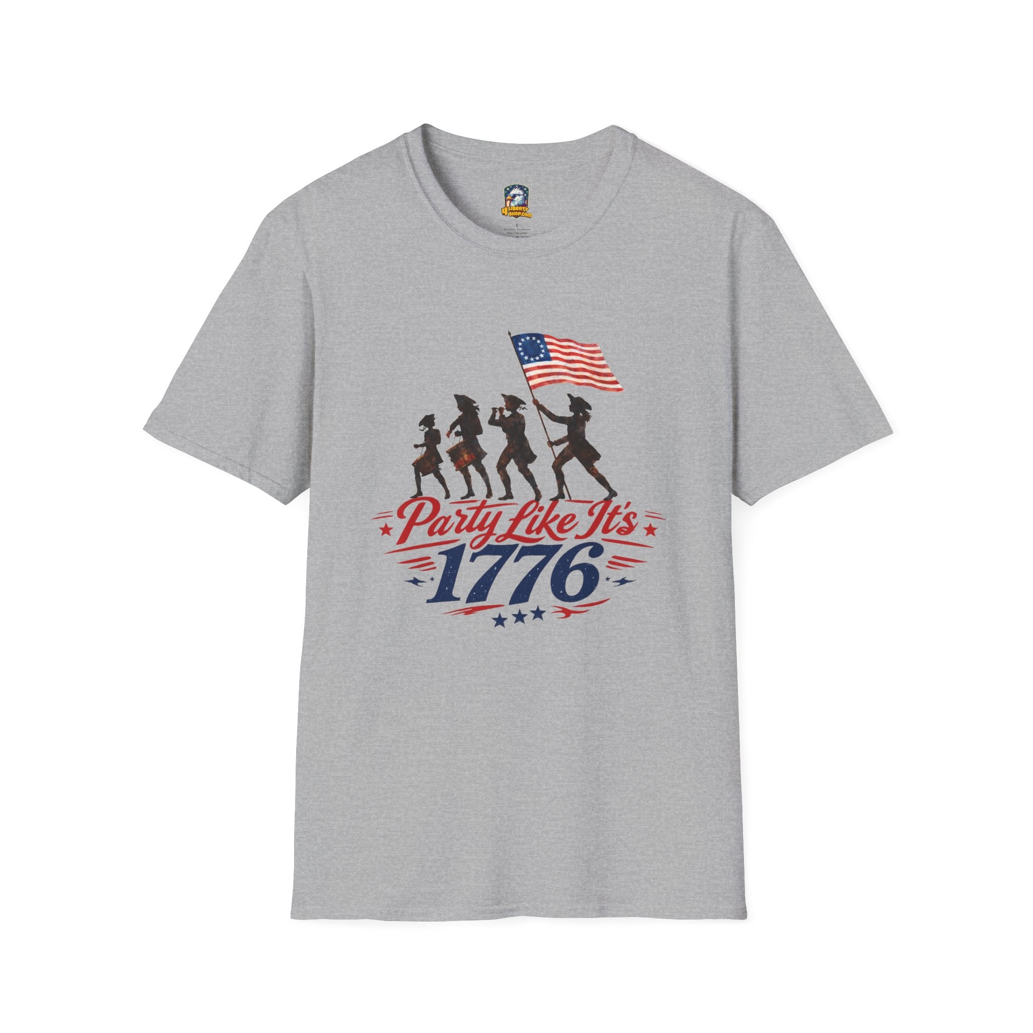 1776 Independence Day T-Shirt — "Party Like It's 1776" Patriotic July 4th Tee