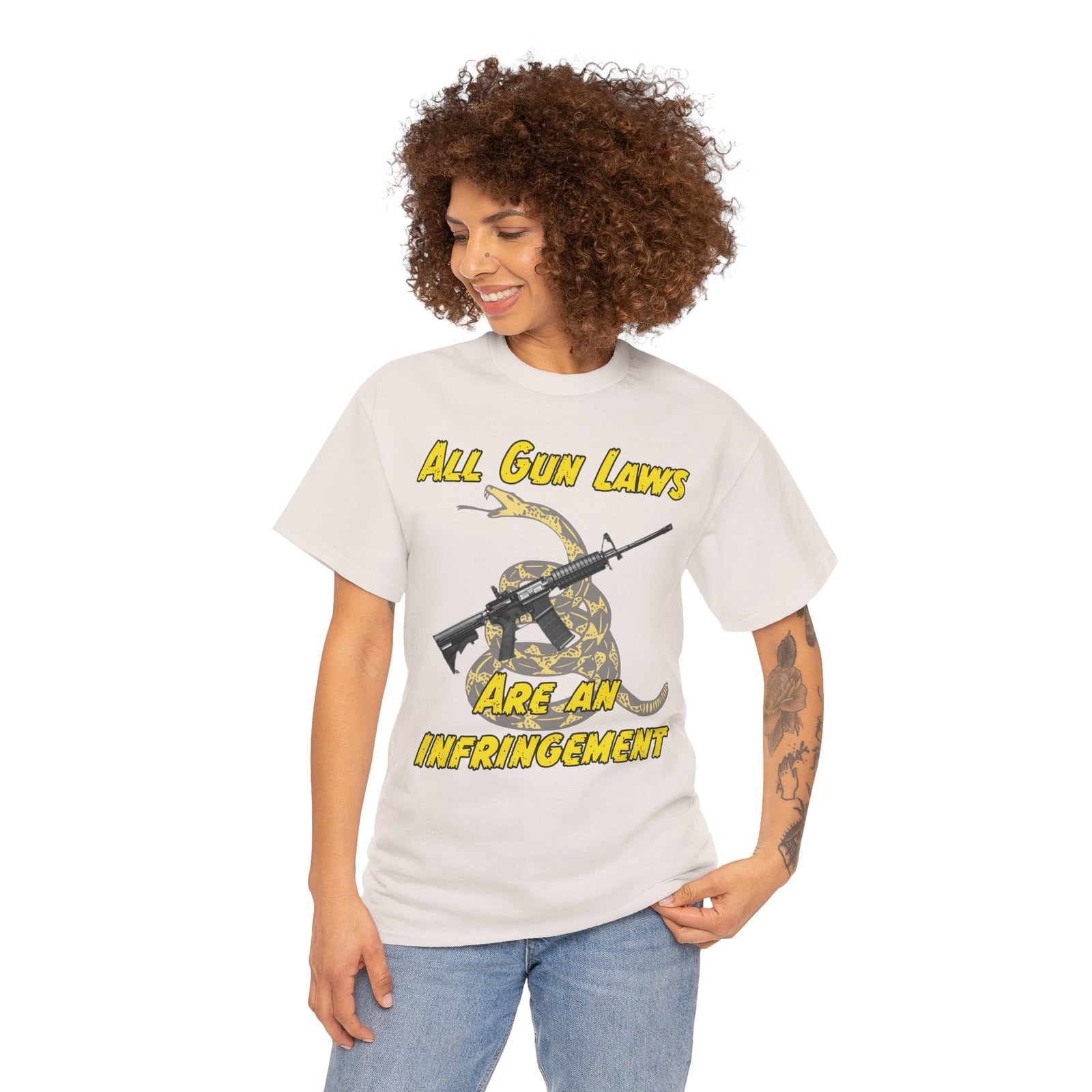 Judge Nap: All Gun Laws Are Infringements AR15 Gadsden T-Shirt
