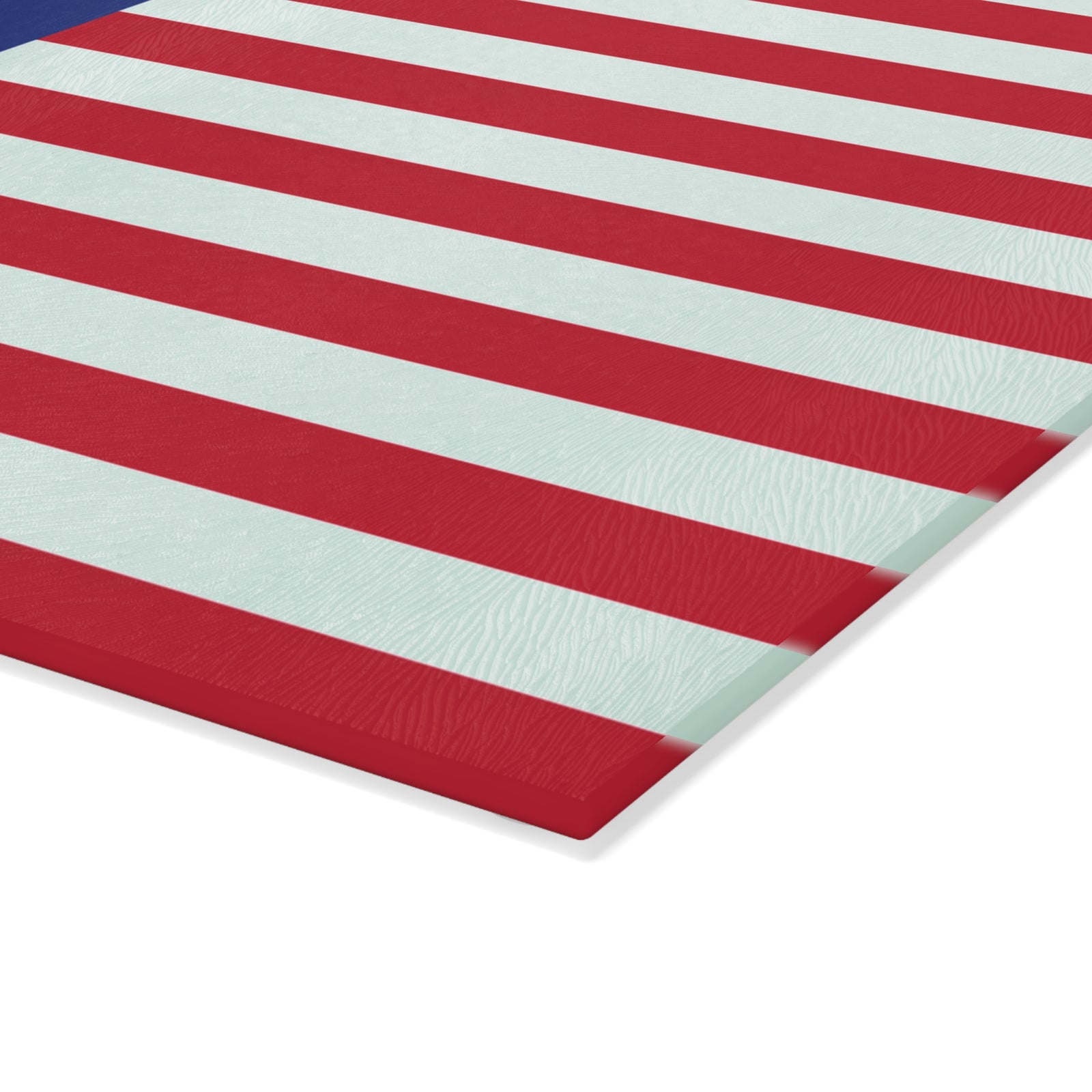 250th Anniversary American Flag Glass Cutting Board — Patriotic Kitchen Decor