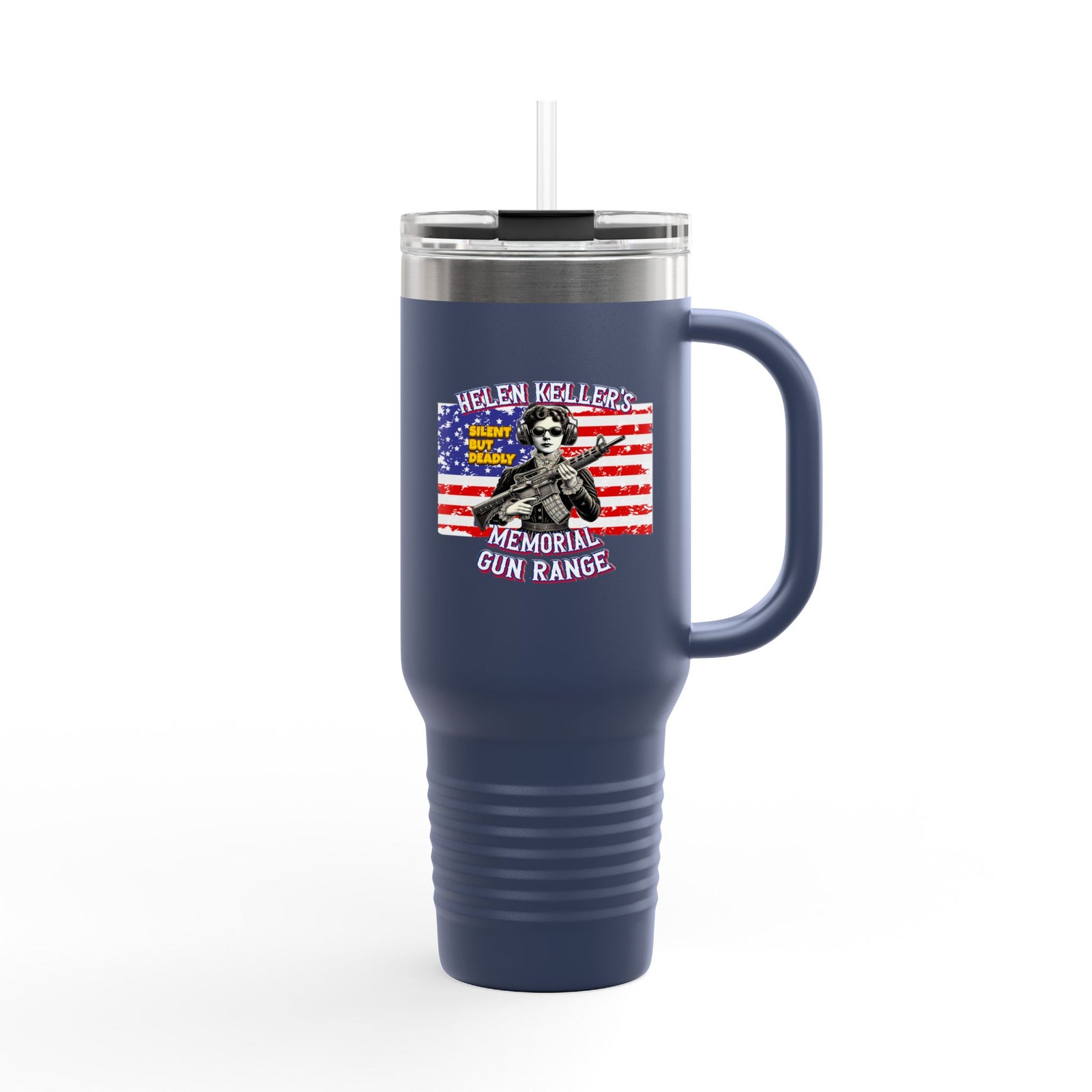 Walton & Johnson: Helen Keller 'Silent But Deadly' 40oz Tumbler