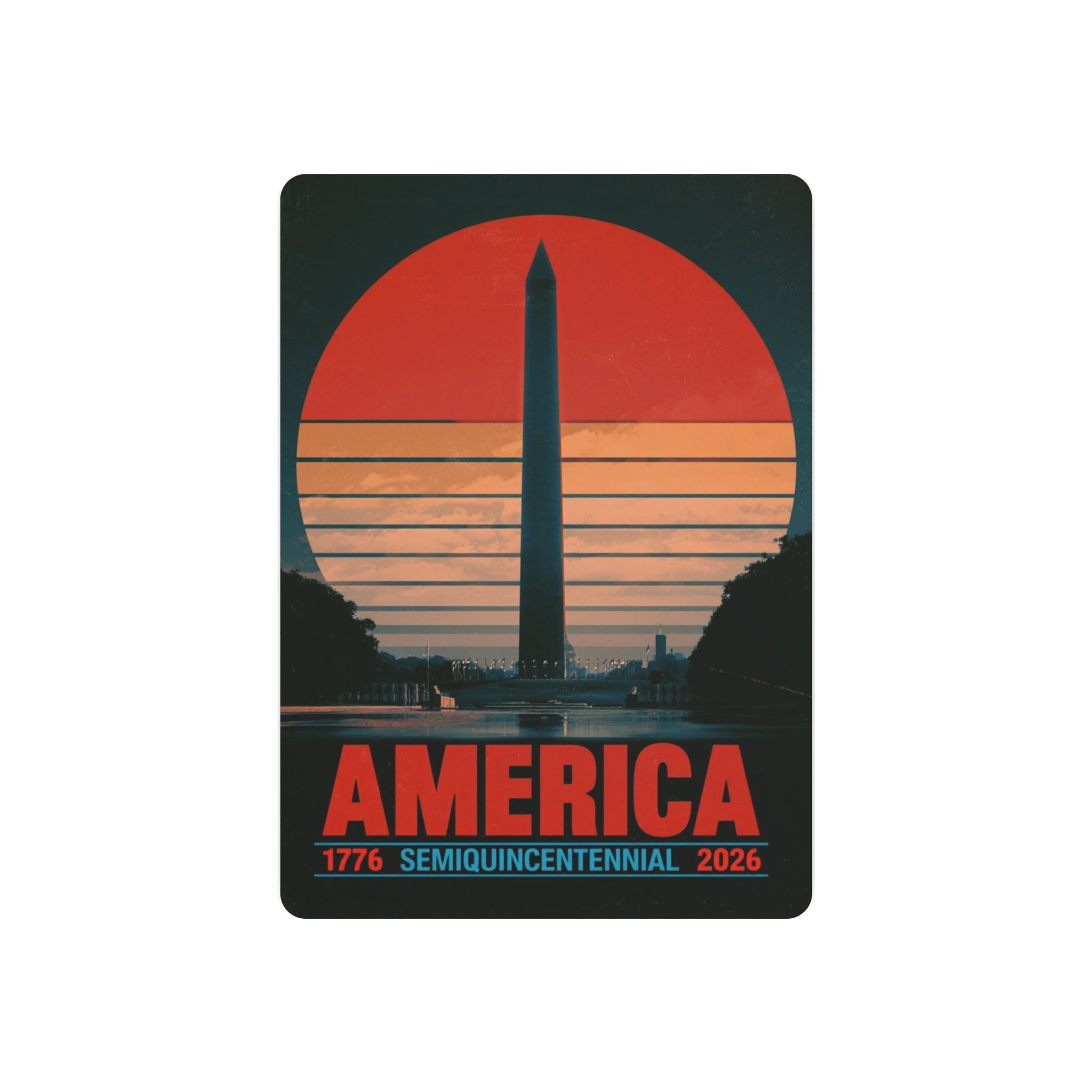 America 1776–2026 Semiquincentennial Metal Sign