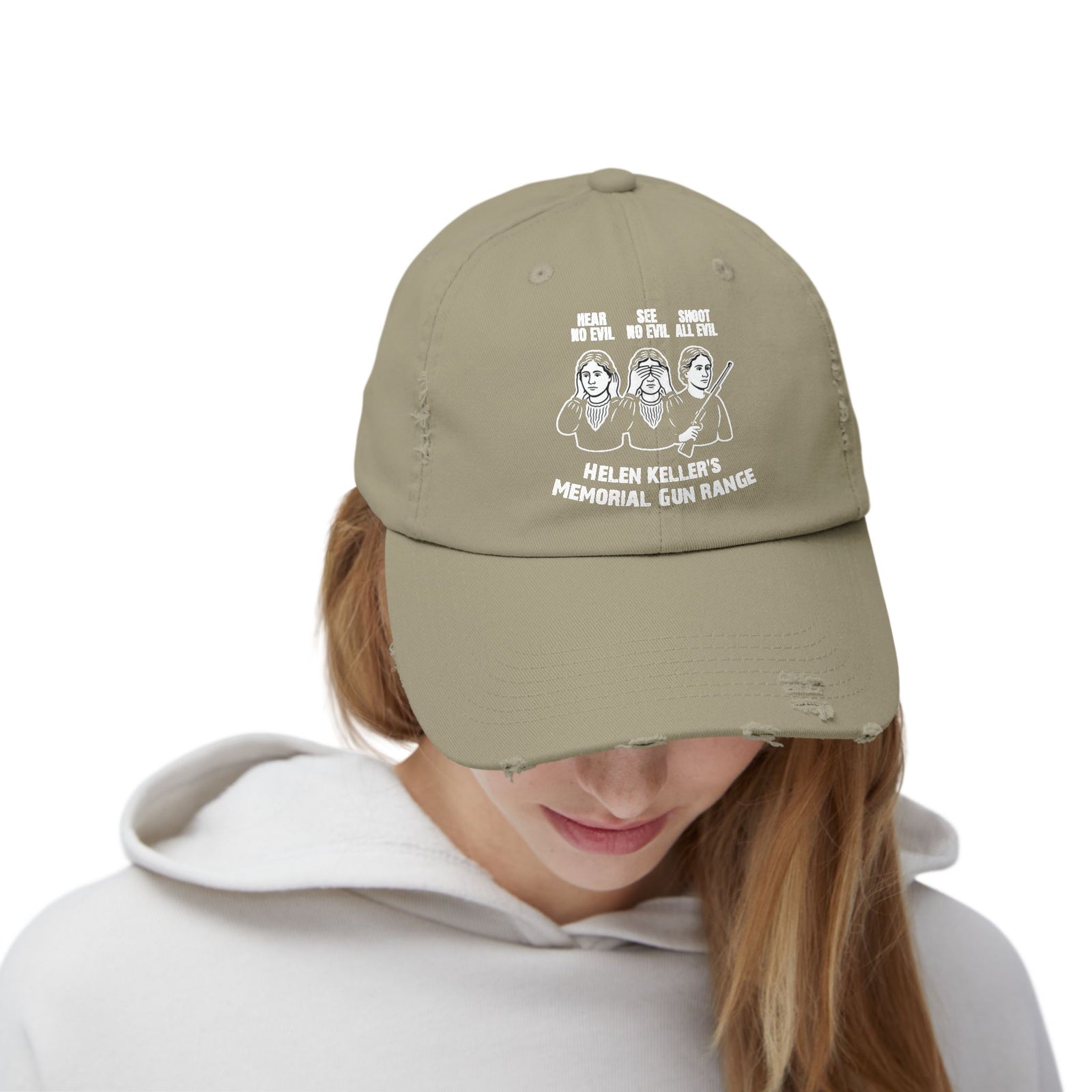 Walton & Johnson: Helen Keller 'Hear No Evil, See No Evil' Hat