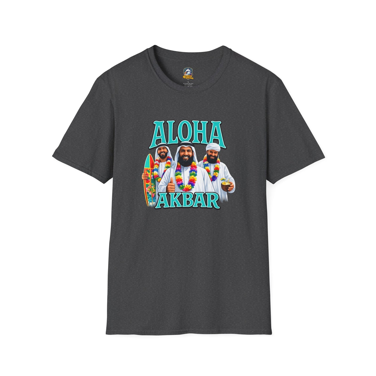 Walton & Johnson — Aloha Akbar T-Shirt — Retro Tropical Graphic Tee