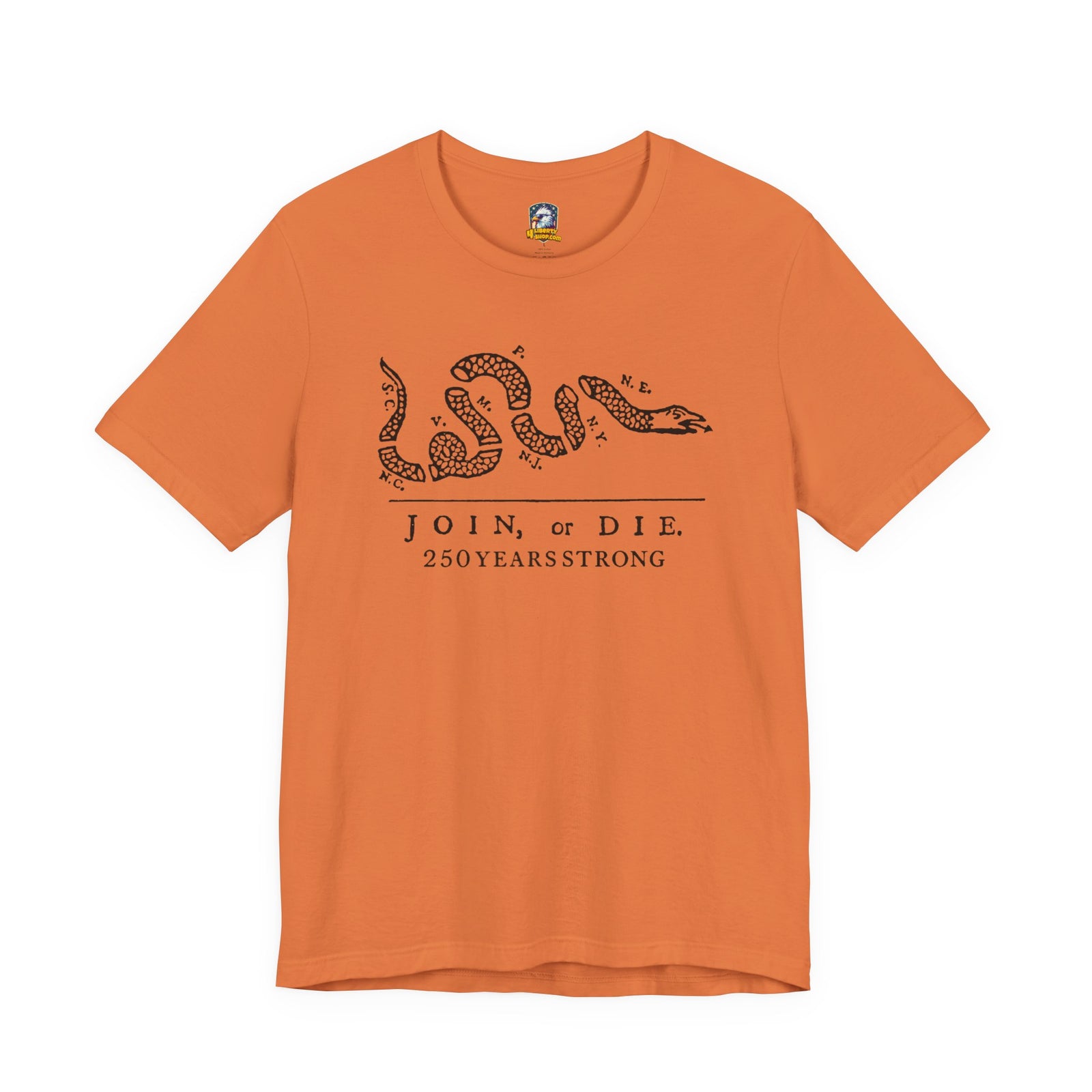 Join or Die Snake: 250 Years Strong T-Shirt