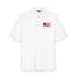 250th Anniversary Embroidered American Flag Polo Shirt — Classic Patriotic Polo