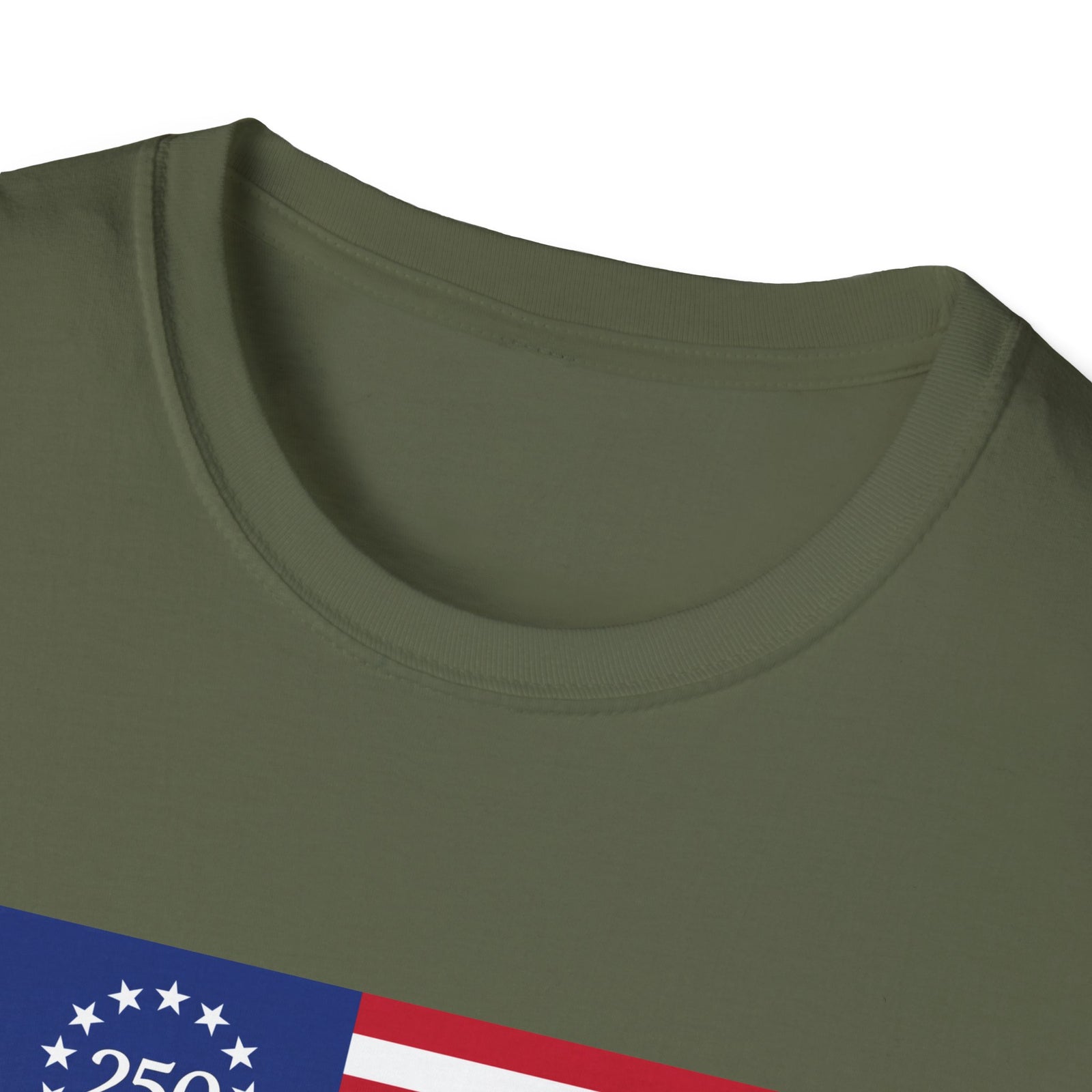Liberty 250 Flag T-Shirt — Betsy Ross 13-Star Anniversary Tee