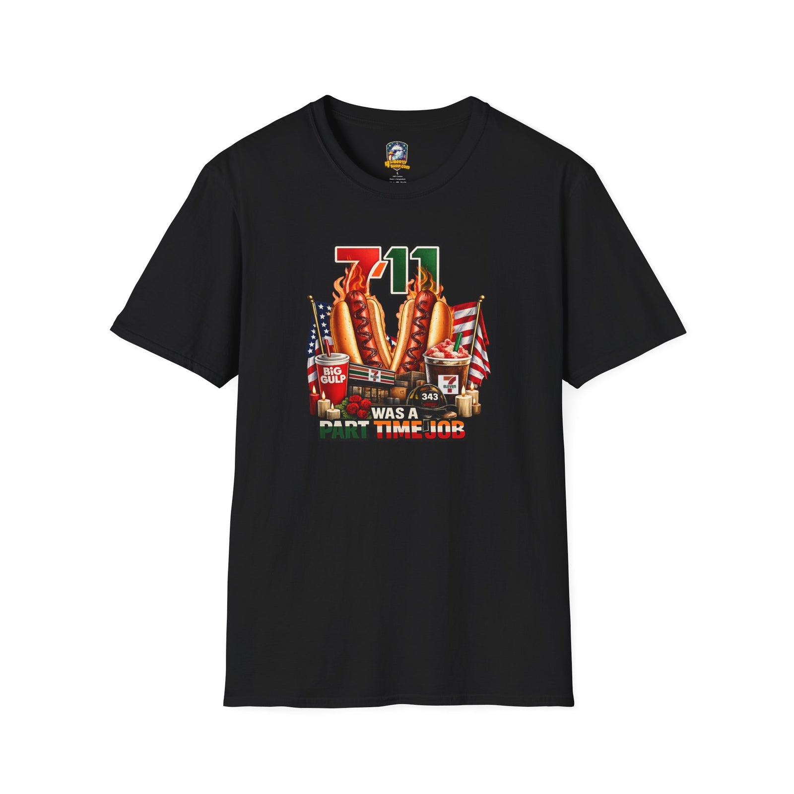7-11 Was a Part Time Job T-Shirt — Retro Convenience Store Nostalgia Tee