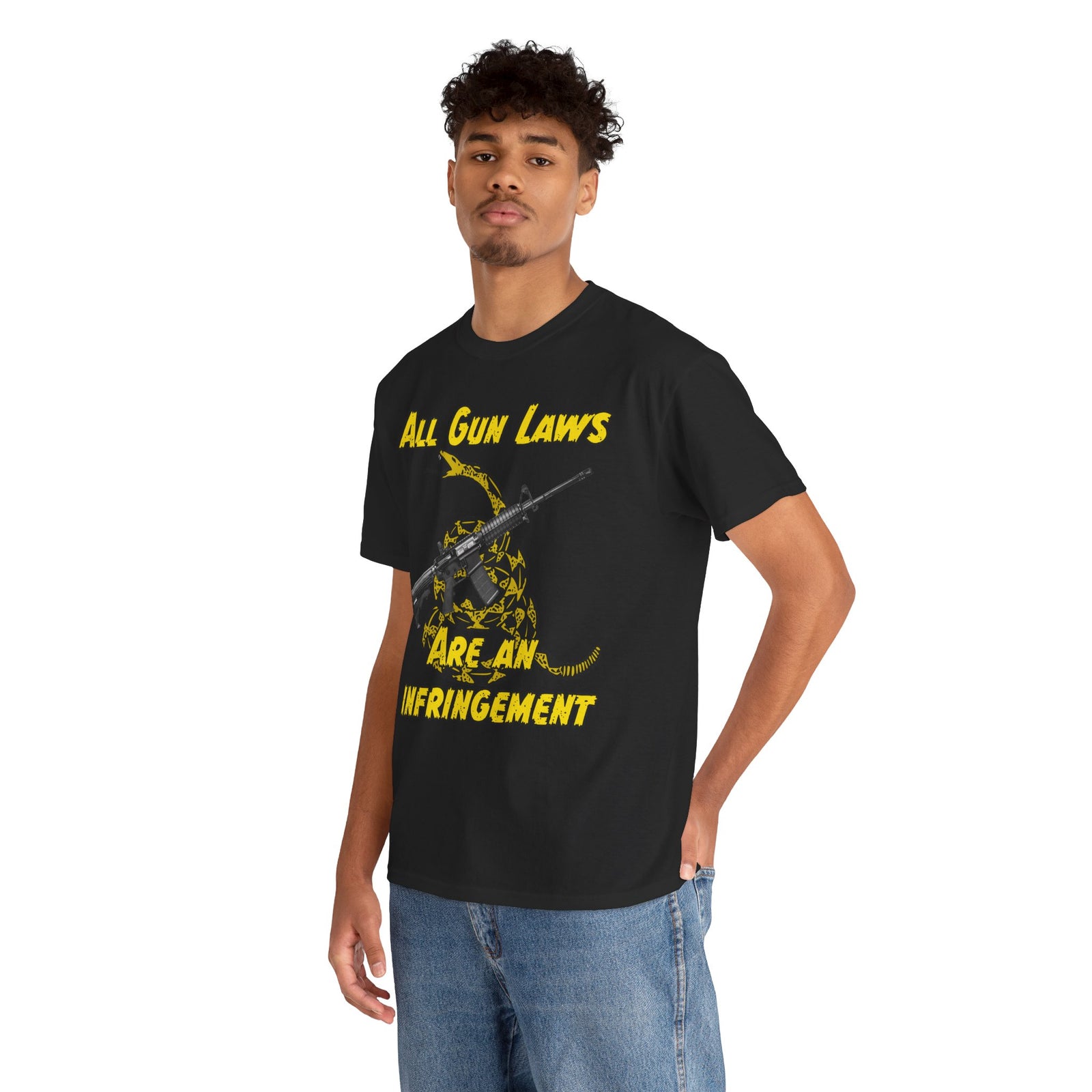 Judge Nap: All Gun Laws Are Infringements AR15 Gadsden T-Shirt