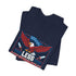 Gaming Tee — "Less Government More Video Games" Patriotic Eagle Graphic T‑Shirt