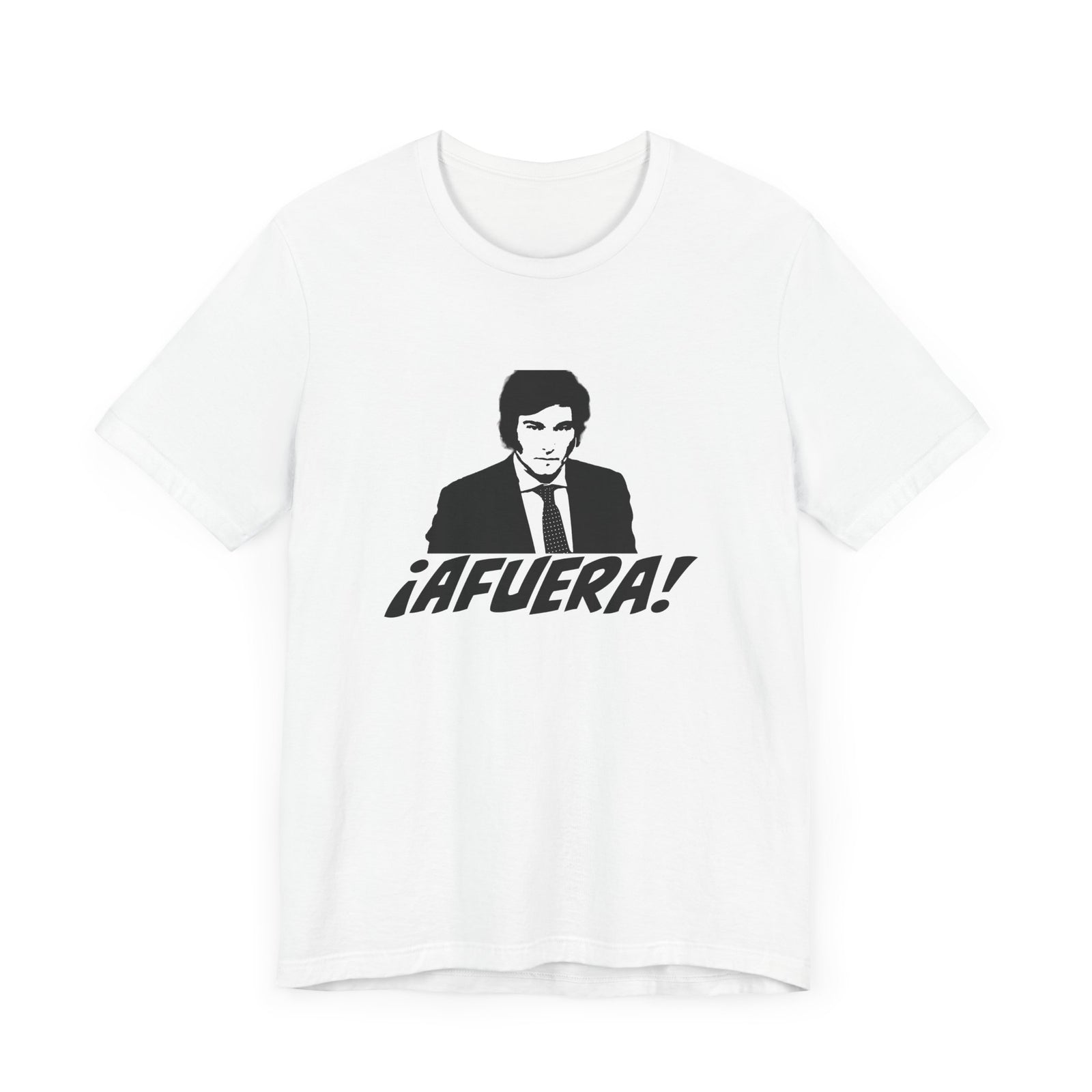 Walton & Johnson: Afuera! Javier Milei Unisex Jersey Tee