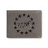 1776 Betsy Ross Stars Leather Wallet