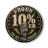 Walton & Johnson: Proud 10%er Ceramic Coaster