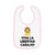 Viva La Libertad Carajo Lion Baby Bib