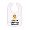 Viva La Libertad Carajo Lion Baby Bib