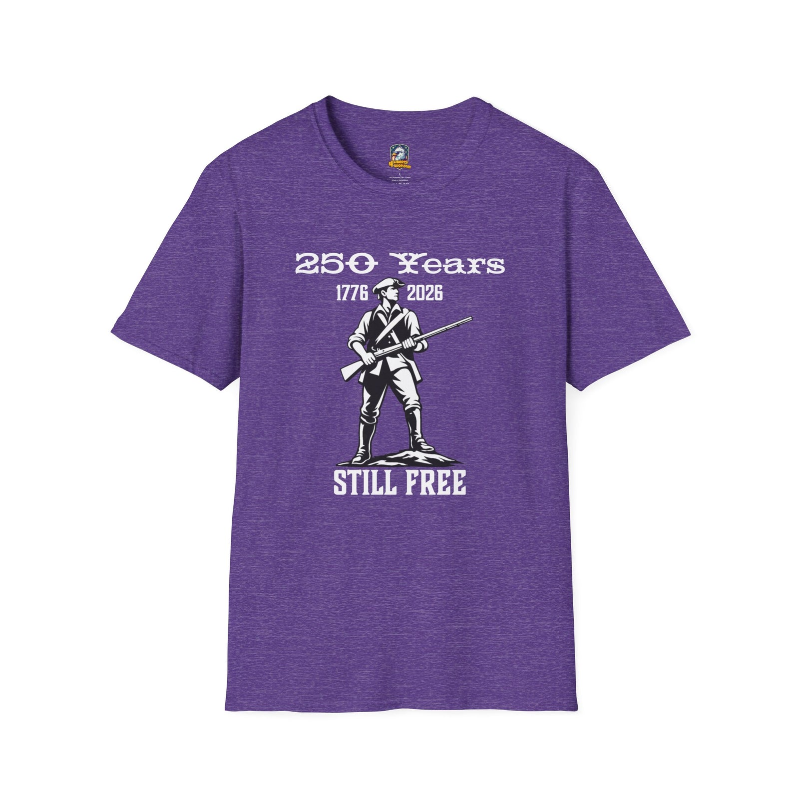 Walton & Johnson 250 Years Still Free T-Shirt — Revolutionary Patriot Tee (1776–2026)