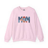 Embroidered Patriotic Mom Crewneck Sweatshirt