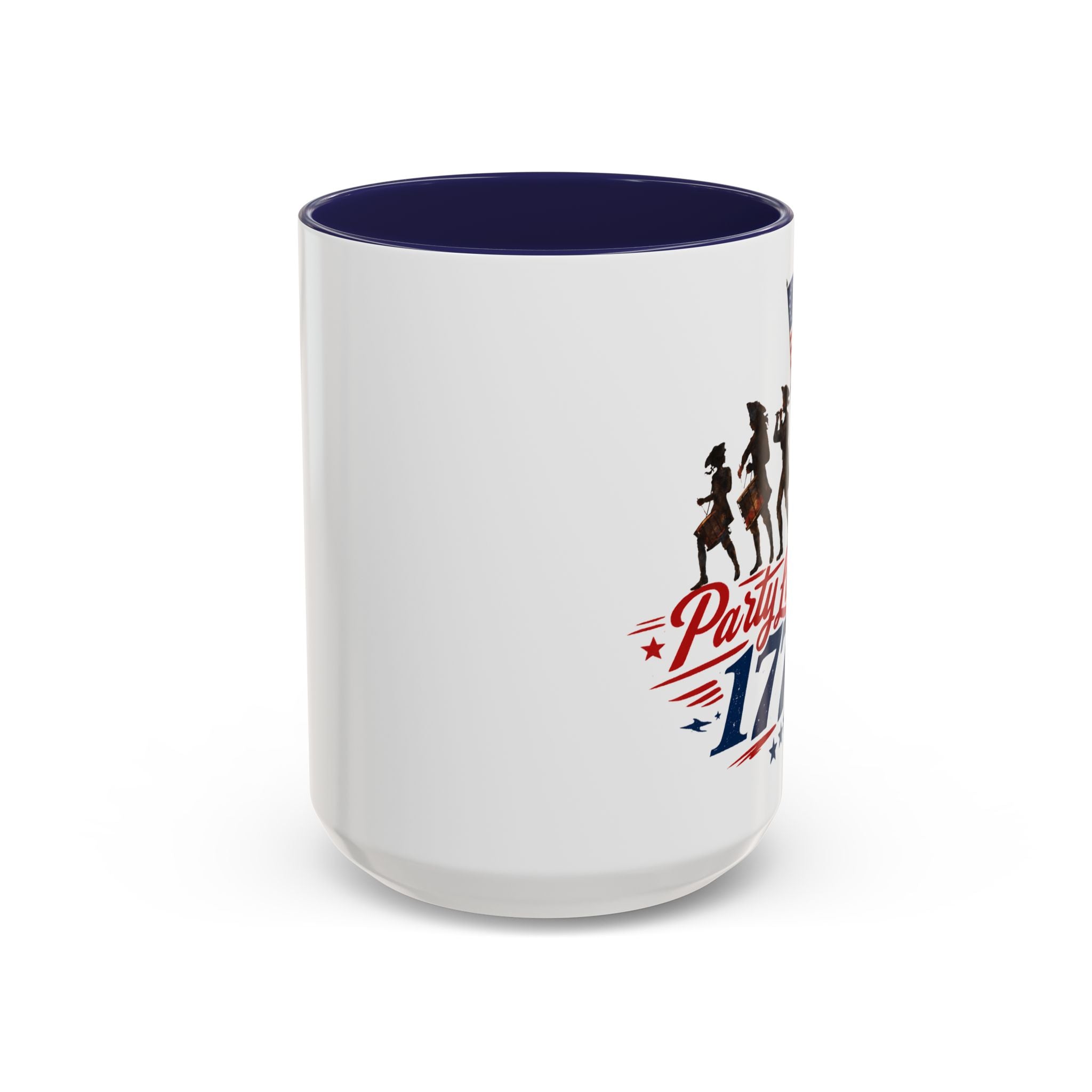Accent Coffee Mug - "Party Like It's 1776" Patriotic Independence Day Mug
