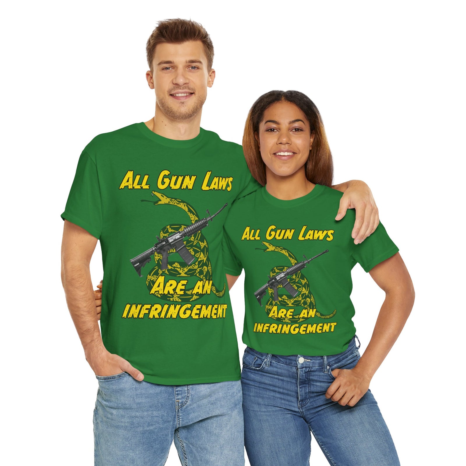 Judge Nap: All Gun Laws Are Infringements AR15 Gadsden T-Shirt